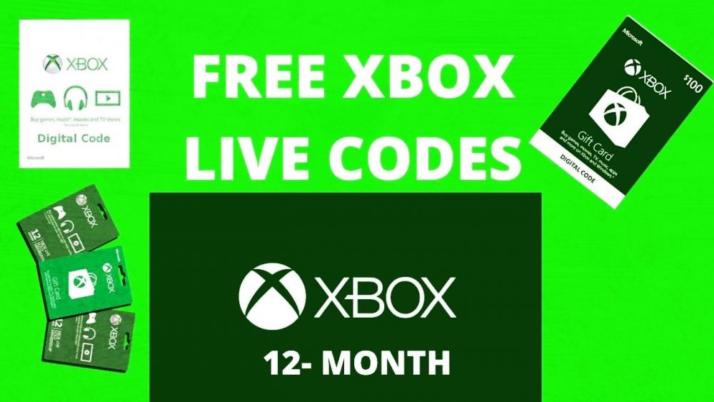 Top 5 100 Working Ways To Get Free Xbox Live Codes One Two Gamer